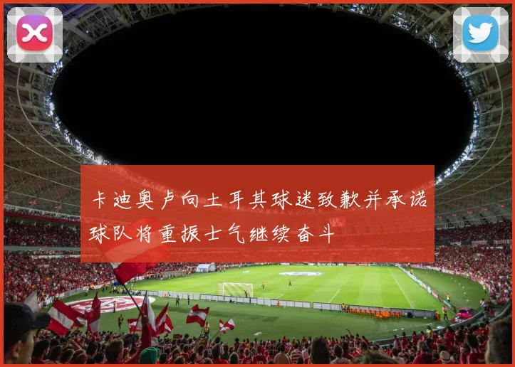 卡迪奥卢向土耳其球迷致歉并承诺球队将重振士气继续奋斗